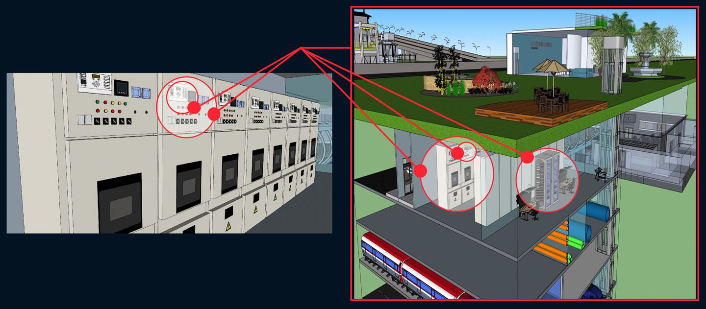 Vit Tall depiction for the validation between manual readings and automated readings at an electrical substation